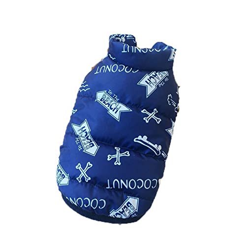 YTXYZU Mascotas Trajes de recuperación Anti lamida Destete Ropa Chaleco de Perro/GatosChaleco de Algodon,Azul,SG