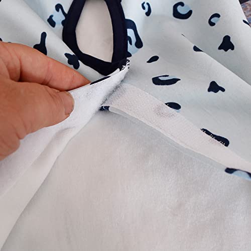 YTXYZU Mascotas Trajes de recuperación Anti lamida Destete Ropa Chaleco de Perro/GatosTraje de esterilización para Mascotas,Azul,SG