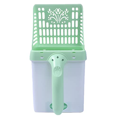 YUANLIN Pala de Gato Cat Litter Shovel Pet Litter Sifter Hollow Neater Scoop Dog Proan Limpieza Limpieza Cats Litter Pet Anater Scooper Cats Bandeja Caja Scoopers Pala de Arena para Gatos