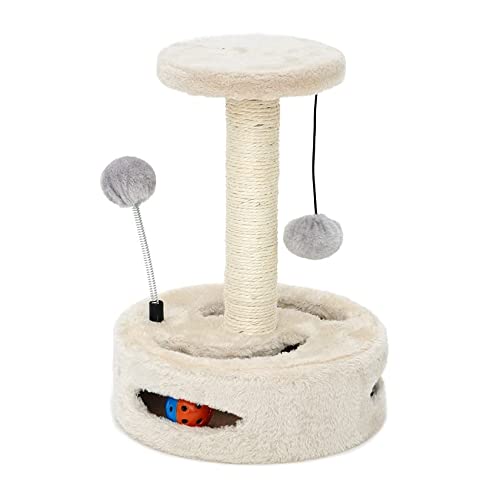 YUHEAN Juguete para Gatos, Muebles de Escalada, Madera para rascar Gatos, Lindo Elefante, Forma de león, Juguetes interactivos, Marco de Escalada para Gatitos(Color:A)