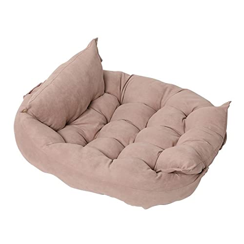 Yuxahiugccw Cama de Gato Mascota acogedora Cama Cachorro algodón Kennel Alfombra Grande Perro Almohada cojín pequeño Perro Mediano Almohadillas for Dormir Invierno Suministros for Mascotas