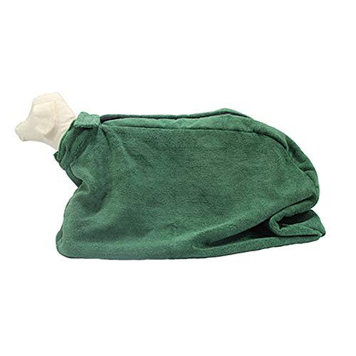 YY LIU Toalla Perro Toalla Absorbente para Perros Toalla De Secado para Mascotas De Microfibra para Adecuado para La Mayoría De Perros Pequeños Medianos Grandes Green,Small