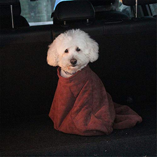 YY LIU Toalla Perro Toalla Absorbente para Perros Toalla De Secado para Mascotas De Microfibra para Adecuado para La Mayoría De Perros Pequeños Medianos Grandes Green,Small