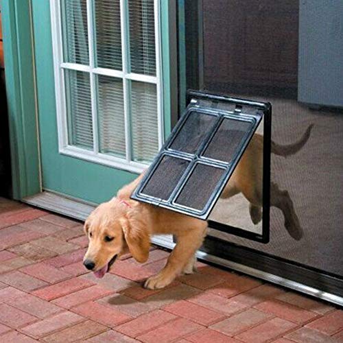 YZWHKJ Gatera 2 Tamaños magnética Puerta abatible Puerta for Mascotas Perro Gato del Perro de Animal doméstico y el Gato Puertas Puerta con Llave la Puerta de direcciones for Las Pantallas Gater