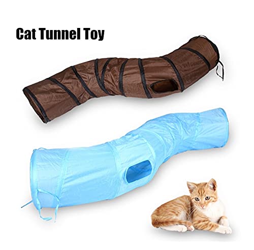 Z-Y Túnel Gatos Indoor 2/3/4 5-Way Cat Tunnel Tube Gatito Tunnel Bored Cat Pet Toys Peek Hole Toy Cat Puppy Kitty Gatito Conejo (Color : 5 UK)