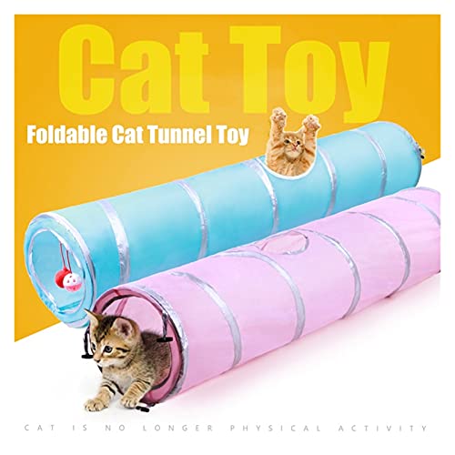 Z-Y Túnel Gatos Indoor 2/3/4 5-Way Cat Tunnel Tube Gatito Tunnel Bored Cat Pet Toys Peek Hole Toy Cat Puppy Kitty Gatito Conejo (Color : 5 UK)