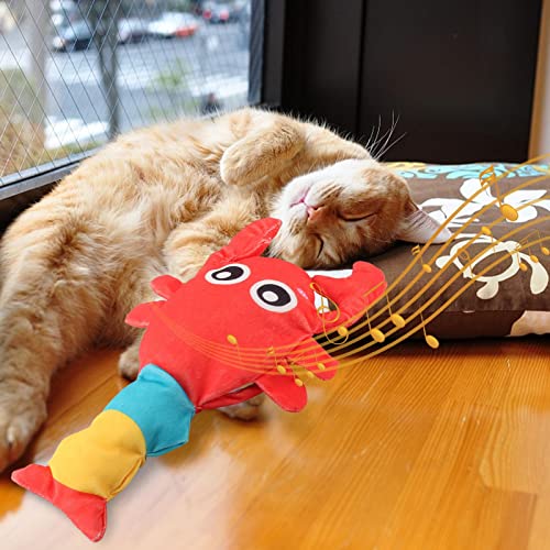 Zayaa Floppy Lobster Cat Toys, USB Juguete eléctrico de Langosta móvil para Gatos Perros, Juguetes interactivos realistas de Catnip para Gatitos, Cachorros, Mascotas
