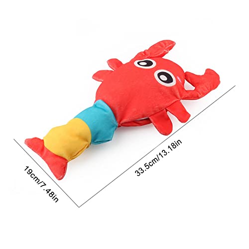 Zayaa Floppy Lobster Cat Toys, USB Juguete eléctrico de Langosta móvil para Gatos Perros, Juguetes interactivos realistas de Catnip para Gatitos, Cachorros, Mascotas
