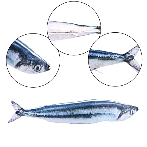 Zayaa Pez de Juguete de Hierba gatera | Juguete para Gatos, Juguetes para Gatos para Gatos de Interior, Juguete para Peces Floppy Cat Kicker, Juguete para Gatos Flopping Fish para Elegir y Divertido