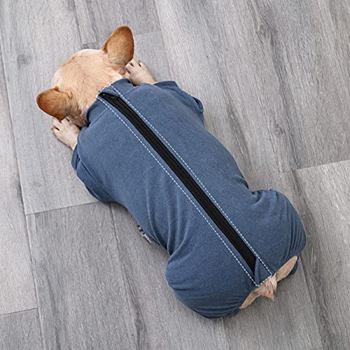 Zayaa Recovery Dog Shirt - Traje de recuperación Suave antilamido para Perros, Gatos, después de la cirugía - Traje cálido de Manga Larga con Alta Elasticidad - Monos para el hogar, el automóvil