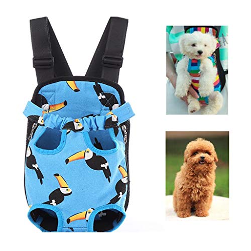 ZDVHM Perro del Gato del Animal doméstico del Mochila Ajustables cómodos out portátiles Bolsas Delanteras Manos Libres for Viajar Ligeros Bolso de Las Compras Mochila (Size : L)