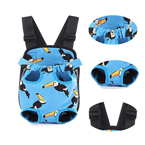 ZDVHM Perro del Gato del Animal doméstico del Mochila Ajustables cómodos out portátiles Bolsas Delanteras Manos Libres for Viajar Ligeros Bolso de Las Compras Mochila (Size : L)