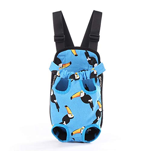 ZDVHM Perro del Gato del Animal doméstico del Mochila Ajustables cómodos out portátiles Bolsas Delanteras Manos Libres for Viajar Ligeros Bolso de Las Compras Mochila (Size : L)