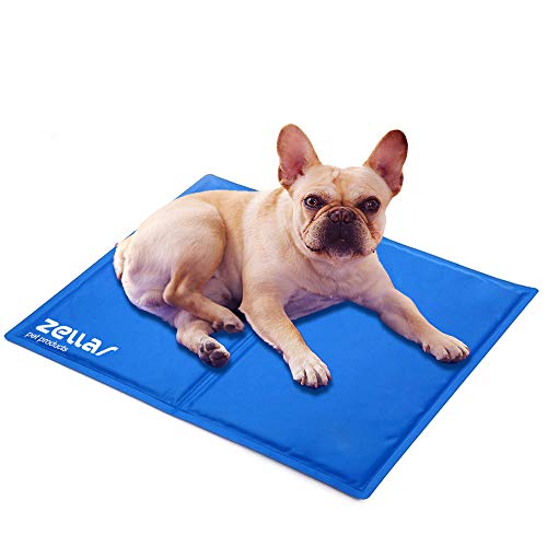 Zellar Alfombrilla de Refrigeración para Animales, Enfriamiento para Camas de Mascotas, No tóxico, Auto, para Perros y Gatos, Medio, 40 x 50 cm