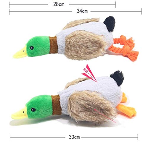 ZEMENG Creative Perro MASTICO Juguete Forma de Pato Anti-mordida Mascota chirrido Perro Juguete Juguete Juguete Juguete para Perros Gatos Suministros Mascotas Gato Perro favores 2 Tipos
