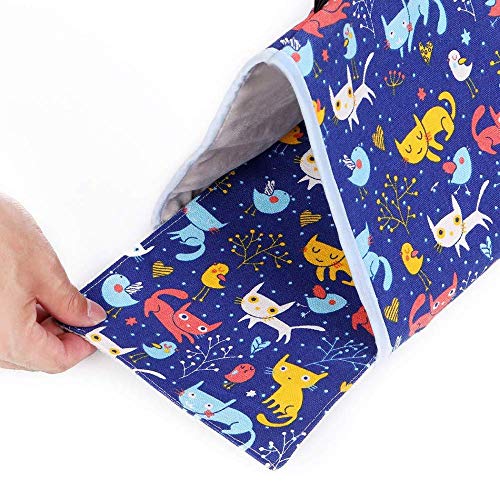 ZffXH Nido de pájaros, para colgar en cueva, loro, periquito, amor, pájaro, cama cálida azul y amarillo