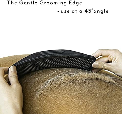 ZGHYBD Original for Horses Dogs 6-in-1 Shedding Grooming Massage, Horse Brushes for Grooming, Horses Neat Pet Grooming Brush Massage Comb Horse Shedding Tool Kit, Easy To Clean