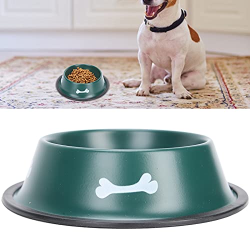 Zhehanwufb Comedero Para Mascotas, Comedero Para Gatos Y Perros De Acero Inoxidable, Adecuado Para Perros Y Gatos De TamañO Mediano (Rojo)