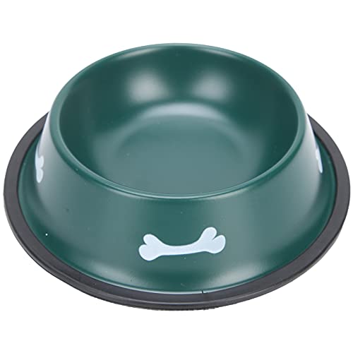 Zhehanwufb Comedero Para Mascotas, Comedero Para Gatos Y Perros De Acero Inoxidable, Adecuado Para Perros Y Gatos De TamañO Mediano (Rojo)