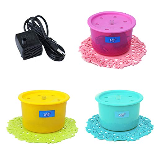 zhiwenCZW - Dispensador de agua eléctrico para animales de compañía, gato, con circulación automática, para perro, fuente de alimentación de oxígeno