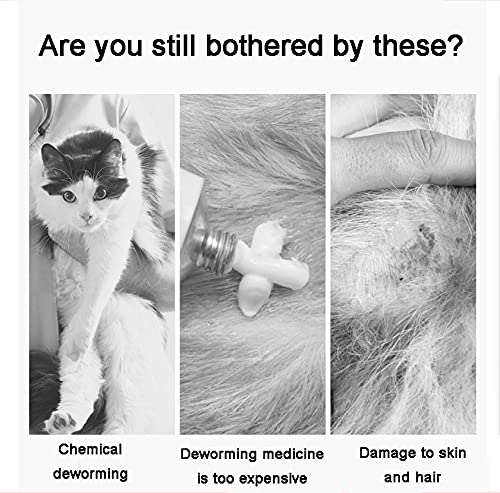 ZHWY 3 Piezas De Electricidad-Repelente, Peine De Gato para Eliminar Las Pulgas, La Salsa De Peine para Perros, El Gato, El Escorpión Natural, El Perro Y El Gato Se Pueden Utilizar,Blanco,1 Piece