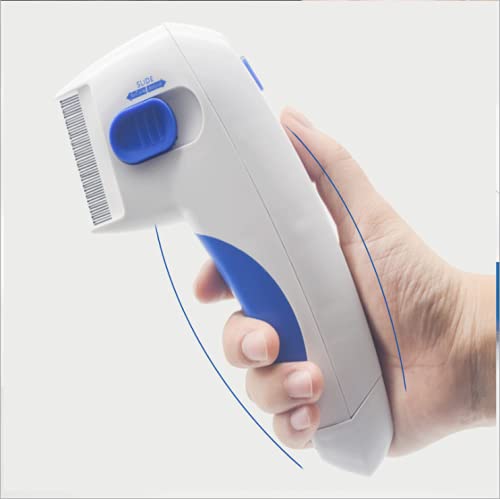 ZHWY 3 Piezas De Electricidad-Repelente, Peine De Gato para Eliminar Las Pulgas, La Salsa De Peine para Perros, El Gato, El Escorpión Natural, El Perro Y El Gato Se Pueden Utilizar,Blanco,1 Piece