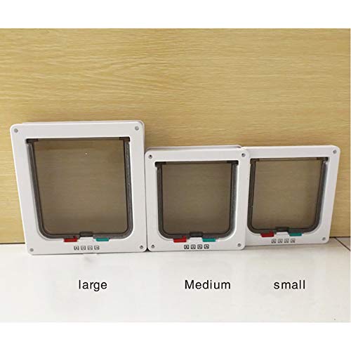 ZHXY Puerta para Gato,Puerta Mascotas,Puerta basculante para Gatos y Perros,Entrada y Salida controllabile,Material ABS,Puerta para Mascotas para Gatos y Perros pequeños.