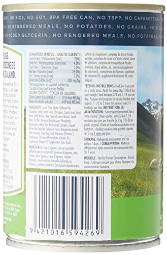 Ziwi Peak Latas de callos y cordero Daily Dog Cuisine, 390 g, paquete de 1