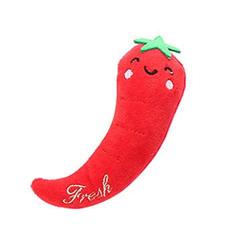 ZJHGQ Catnip Toys - Juguetes para gatos de interior, juguete interactivo para masticar gatos para gatitos, gatitos, granja, chile