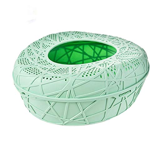 zlw-shop Arenero Gatos Tipo de Entrada Superior Caja de Arena Lucha contra Salpicaduras Inodoro for Gatos Plegado en la Cuenca de Arena for Gatos Semi-Cerrado Espacio Extra Grande Caja de Arena