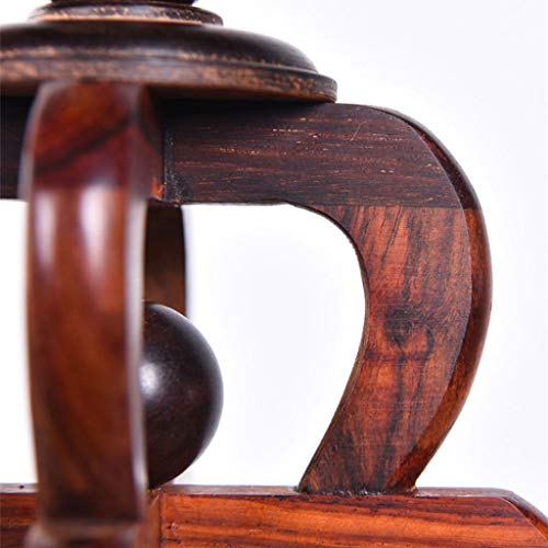 zlw-shop Jaula para Pájaro Jaula de pájaros cáachero Circular pájaro Jaula casa Linterna Madera Talla decoración de Madera Nido de Madera Pajarera (Color : B)