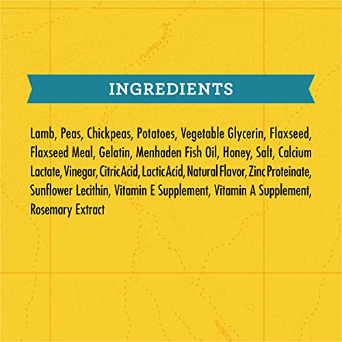 Zuke's Puppy Naturals Puppy Treats Receta de Cordero y garbanzo, Bolsa de 5 onzas