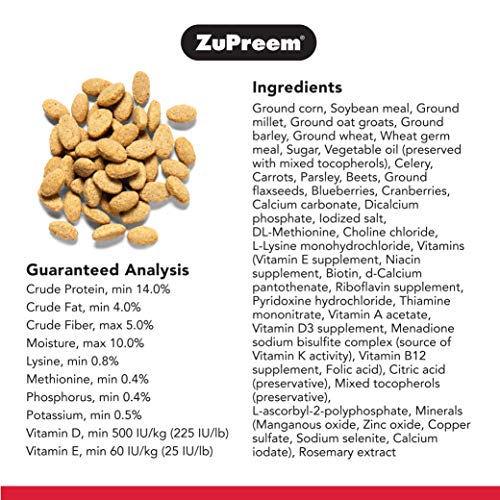 Zupreem - Alimento para Aves Natural | Pienso Loros - 1,36 kg