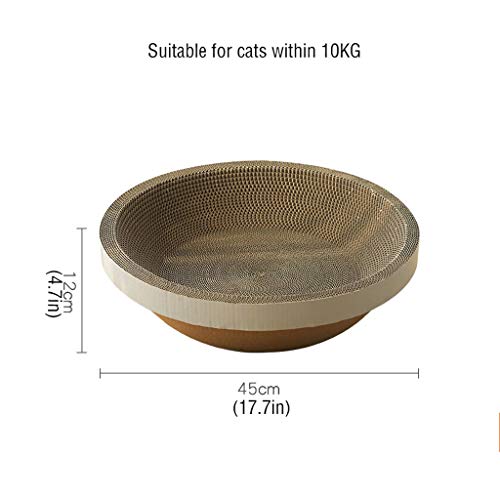 Zxb-shop Gato Molienda Garras del Gato arañazos Resistente al Desgaste Papel Corrugado cojín del sofá arañazos de Gato (tamaño : M)