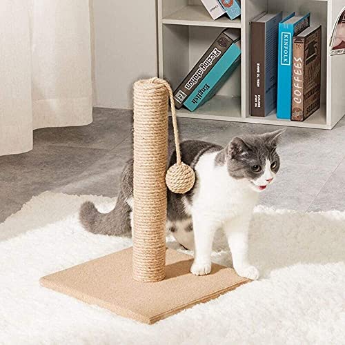 zxb-shop Tabla de rascar para Gatos Gato rasguño Poste para Gatito, Naturaleza sisal Cat Marco de Montaje de trepador Torre de árbol Cat de la Torre del Gato Postes rascadores para Gatos