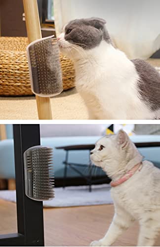 ZYYWX Peluquero para Gatos El Cepillo de Aseo del Gato es Desmontable y fácil de Instalar, Suave y cómodo. (Color : 4pcs, Size : 8.5x13cm)