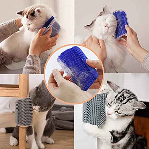 ZYYWX Peluquero para Gatos El Cepillo de Aseo del Gato es Desmontable y fácil de Instalar, Suave y cómodo. (Color : 4pcs, Size : 8.5x13cm)
