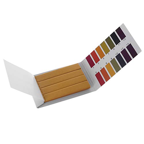 ZZALLL 1-14 PH Tropical Aquarium Cold Water Fish Tank Test Kit 80 Papel de Prueba