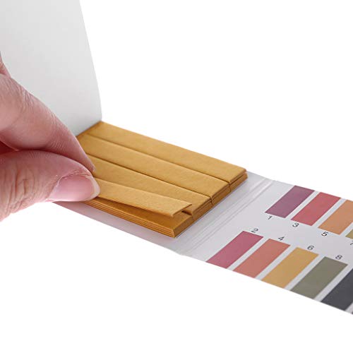 ZZALLL 1-14 PH Tropical Aquarium Cold Water Fish Tank Test Kit 80 Papel de Prueba