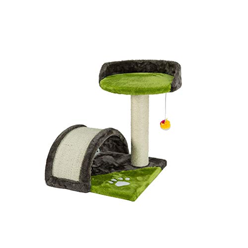ZZLYY Nido De Gato Agujero para Perros, Juguetes para Gatos,Marco De Escalada De Árboles Plataforma De Salto Suministros De Mascotas,Verde