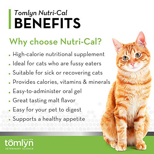 2-Pack Nutri-Cal para Gatos de Alta de calorías de los Suplementos Dietéticos, 4,25 onzas Tubo