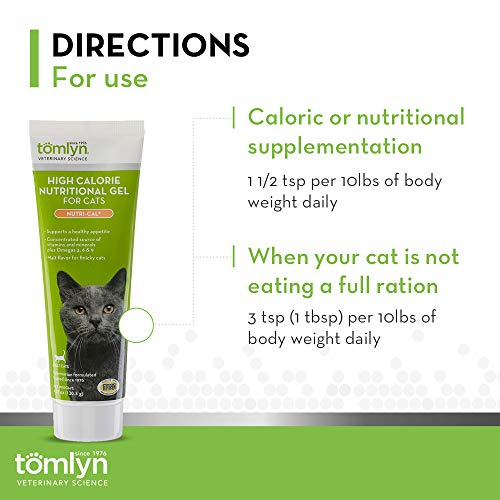 2-Pack Nutri-Cal para Gatos de Alta de calorías de los Suplementos Dietéticos, 4,25 onzas Tubo