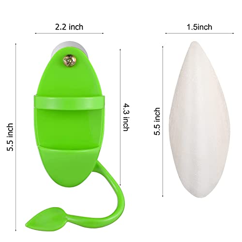 2 Piezas Dispensador De Comida Colgante Contenedor De Comida para Pájaros Loro Sepia Hueso Estante de Comida con Sepia para Guardar Frutas Huesos de Calamar Verduras Suministros para Aves de compañía
