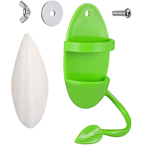 2 Piezas Dispensador De Comida Colgante Contenedor De Comida para Pájaros Loro Sepia Hueso Estante de Comida con Sepia para Guardar Frutas Huesos de Calamar Verduras Suministros para Aves de compañía
