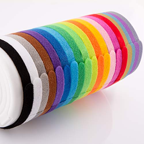 AIEX 20 Piezas 30cm Colores Surtidos Collares de Identificación de Cachorros Collares Cachorro Perro Recién Nacido Banda de Gatitos Ajustable Collar de Identificación para Mascotas