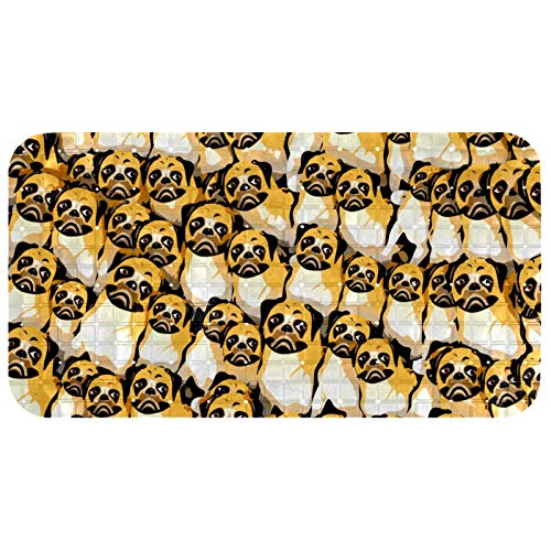 Alfombrilla antideslizante para bañera de bebé, antideslizante, con ventosas, para perros, cachorros, mascotas, bañeras, masaje, ducha