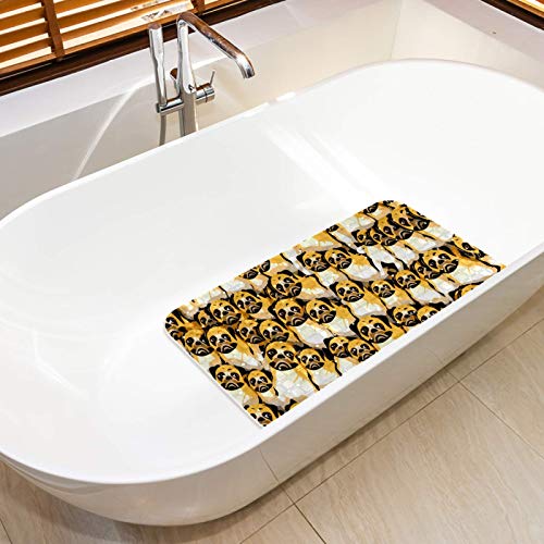 Alfombrilla antideslizante para bañera de bebé, antideslizante, con ventosas, para perros, cachorros, mascotas, bañeras, masaje, ducha
