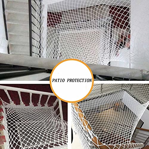 ALG Red de Cuerda de Nailon Red de Seguridad Balcón Baranda Escaleras Valla contra Caídas Red de Seguridad para Niños Red de Decoración de Jardín Color : 10cm Mesh, Size : 1x4M(3.3X13.1FT)