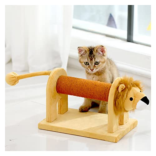 árbol de gato Gato rascando el poste for los gatos en forma de elefante en forma de gato Scratcher Board con campanas de sisal for proteger los muebles de gato gato juguetes de gato. Juguetes de peluc
