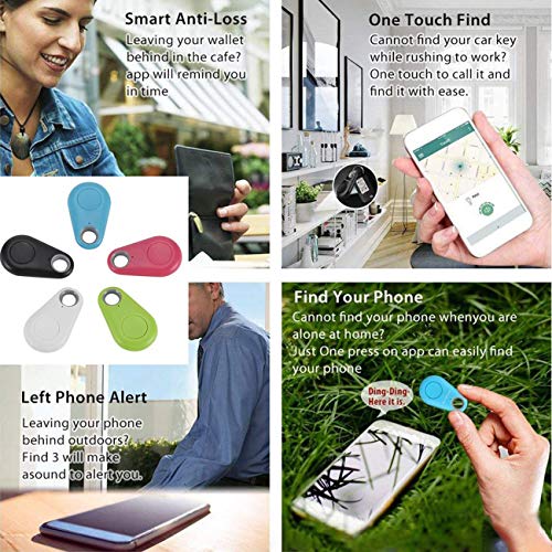 Ashley GAO Mini Localizador GPS Llavero Rastreador Inalámbrico Seguimiento Parche Anti Lost Buscador Inteligente Rastreador GPS Localizador Pet Dog Tracker